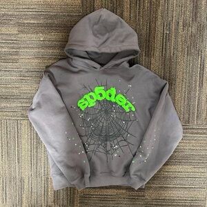 Gray spider hoodie